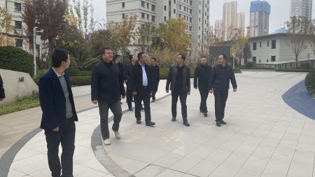 甘肃建投七建K8官网公司实地考察临夏州城投集团项目